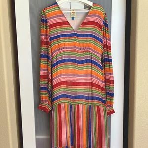 Taking offers!  Farm Rio for Anthropologie Luana Maxi Dress rainbow colorful